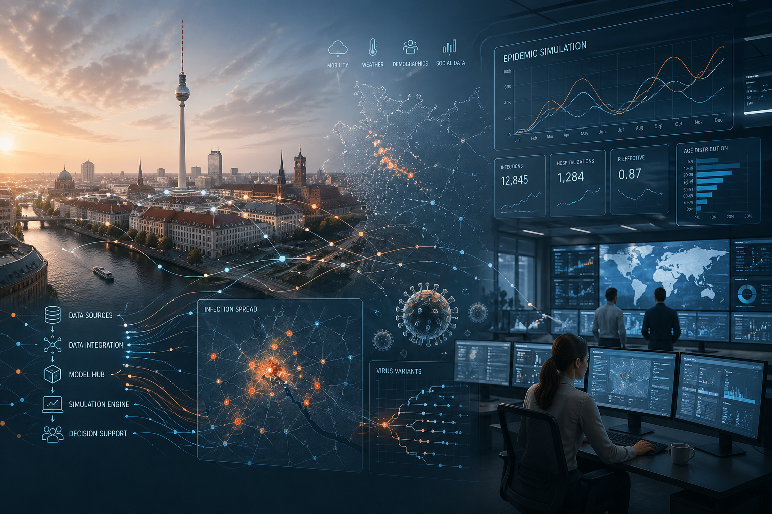 EPISERVE epidemic simulation platform